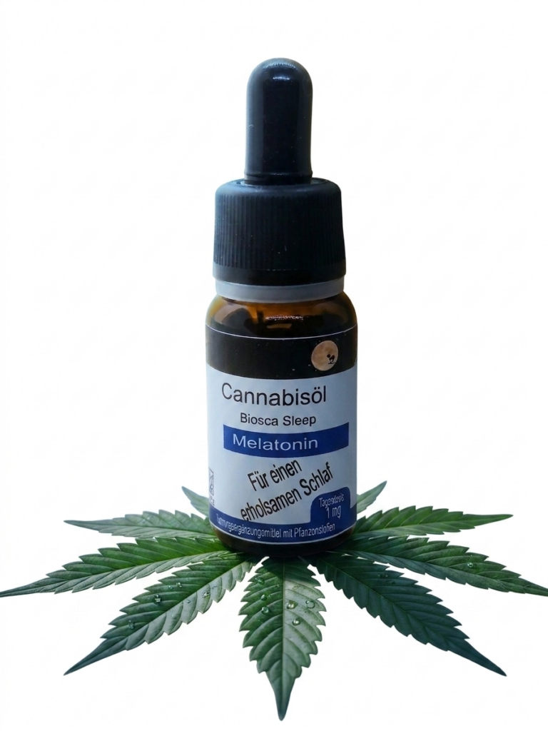 „Biosca Sleep“ Schlaftropfen Melatonin mit Cannabisöl